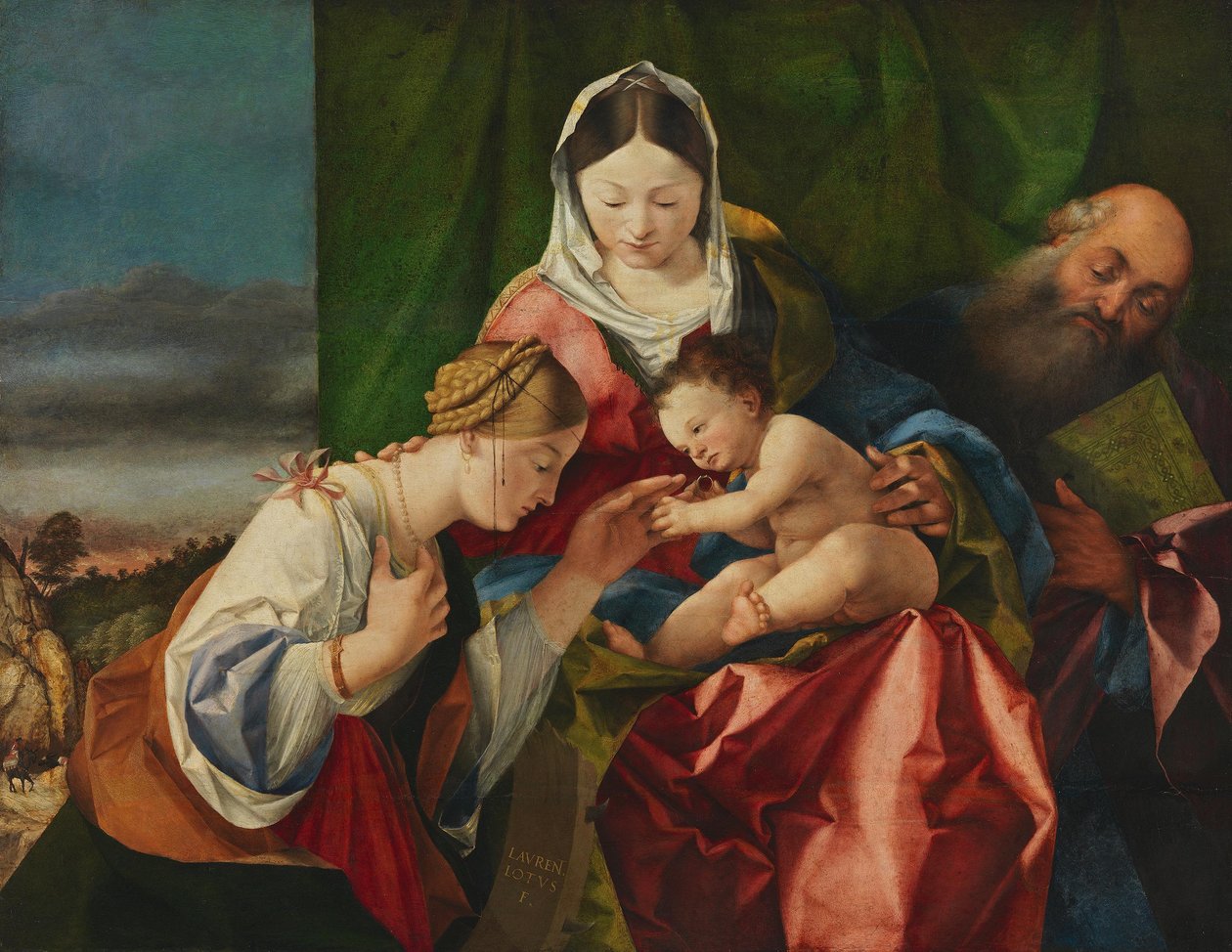 The Mystical Marriage of St. Catherine by Lorenzo Lotto