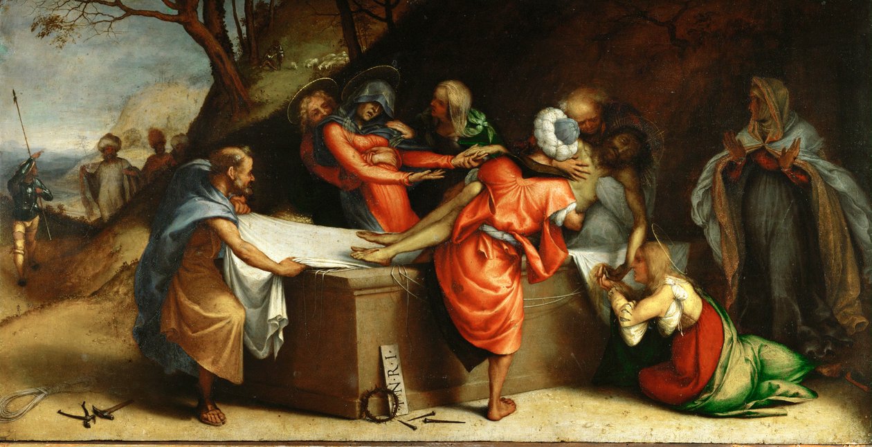 Entombment of Christ by Lorenzo Lotto