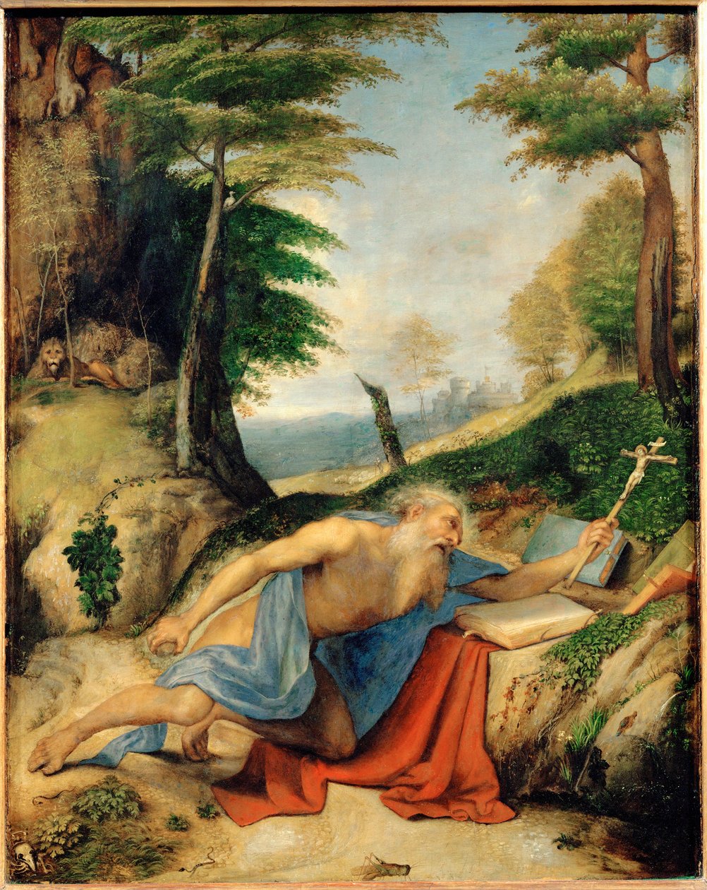 Saint Jerome Penitent by Lorenzo Lotto
