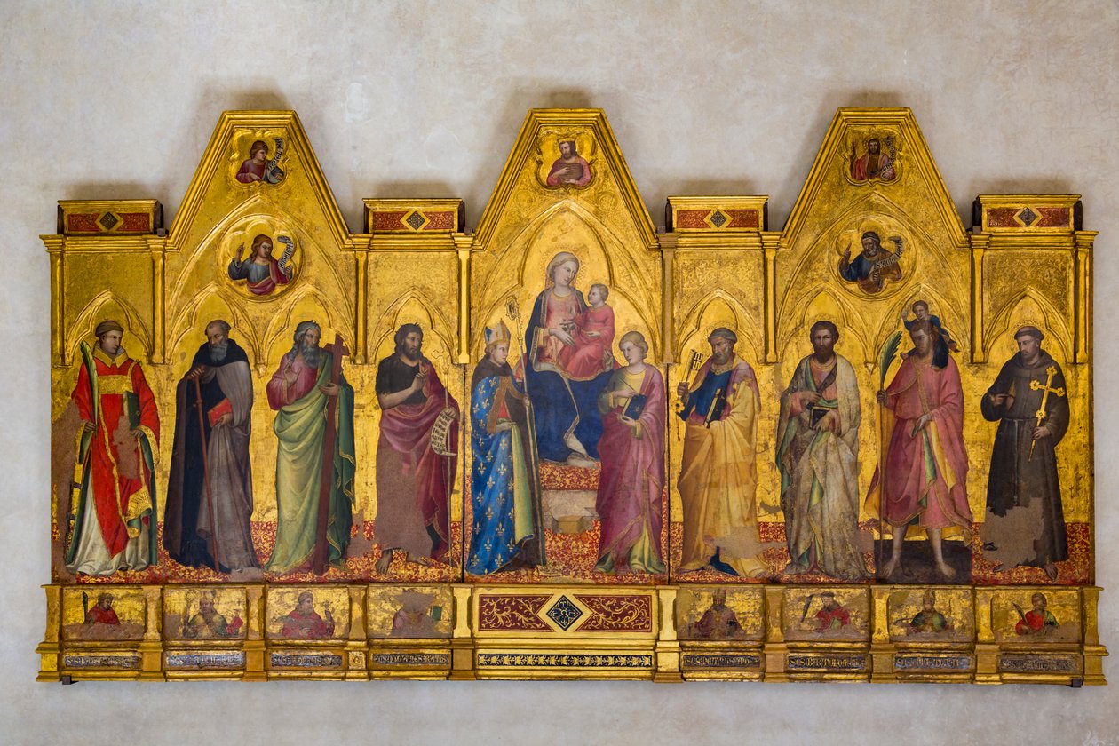 Madonna and Child Enthroned by Lorenzo di Niccolò