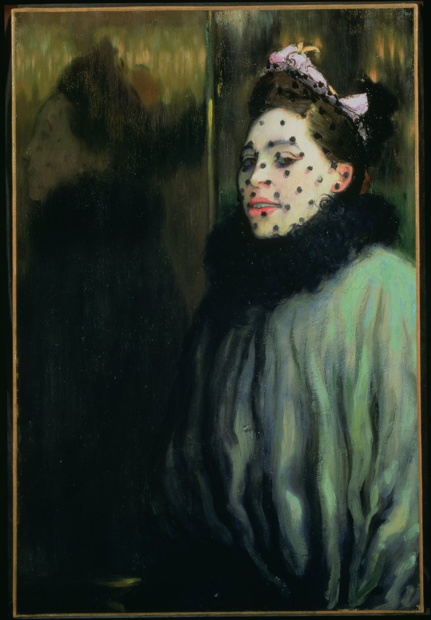 Woman in a Veil, 1891 by Louis Anquetin