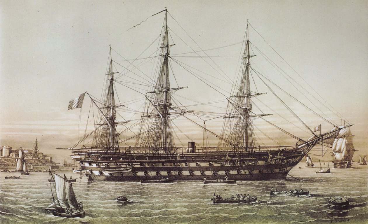 The Jean Bart by Louis Le Breton