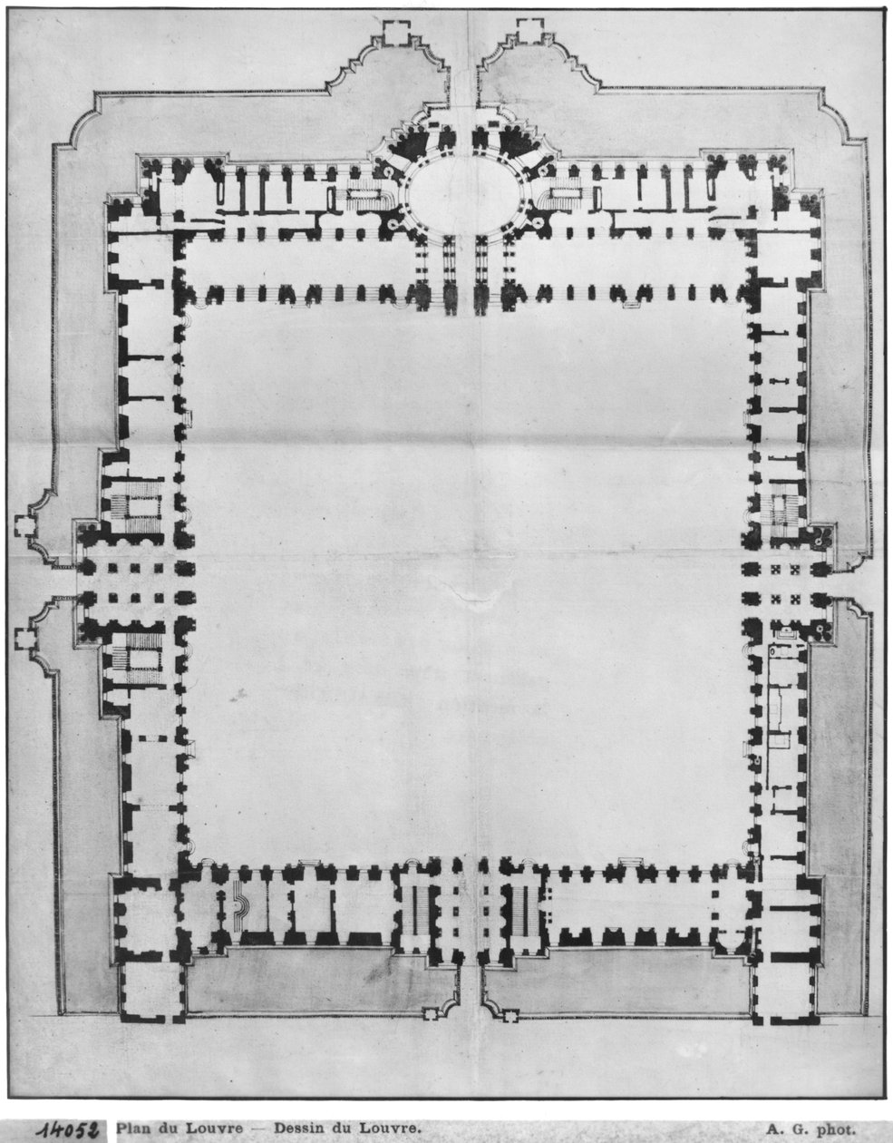Design for the eastern buildings of the Louvre, from 