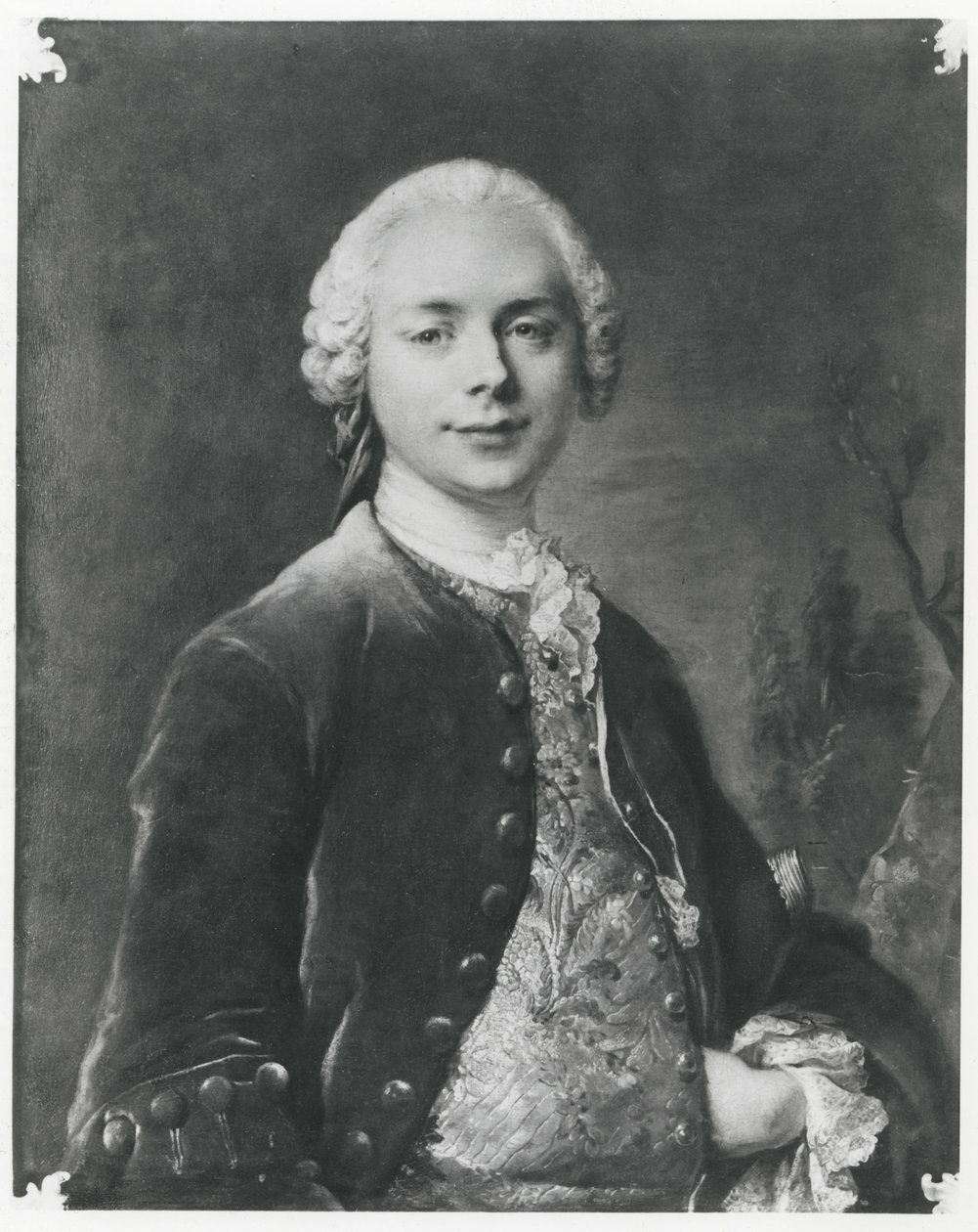 Portrait of Jean Baptiste Louis Gresset by Louis Tocqué