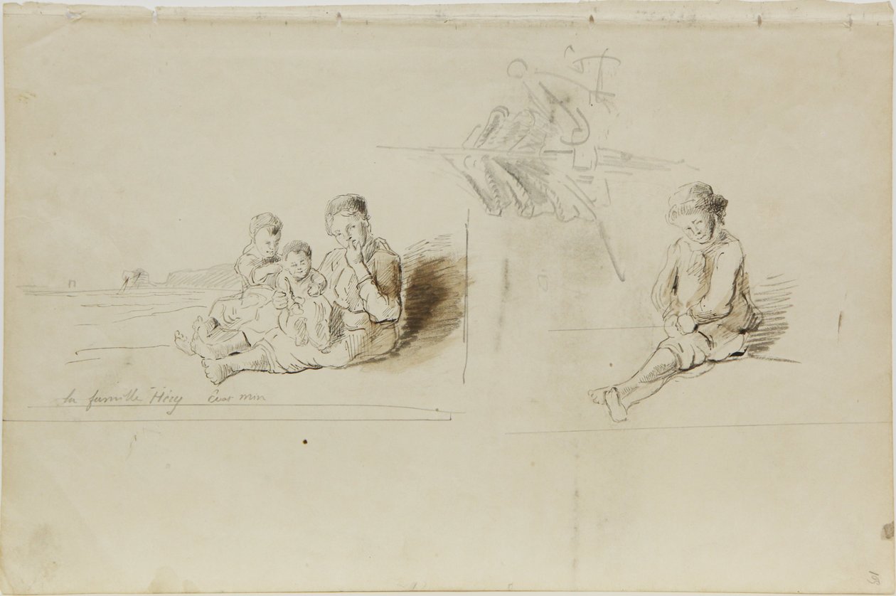 Drawing by Louis Marie Faudacq