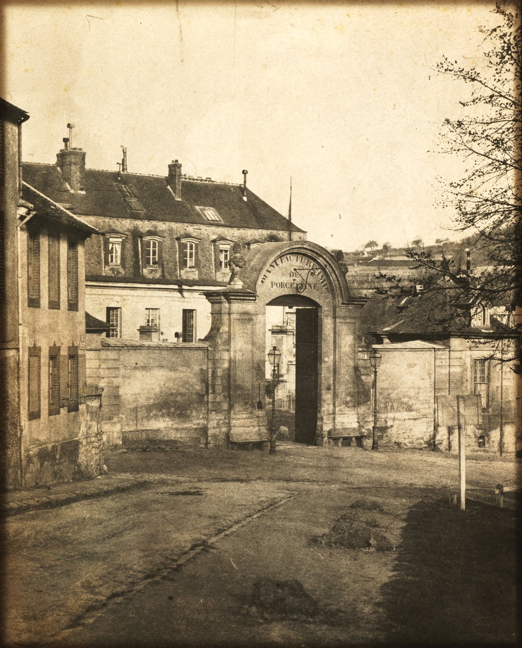 Doorway to Sèvres Factory by Louis-Rémy Robert