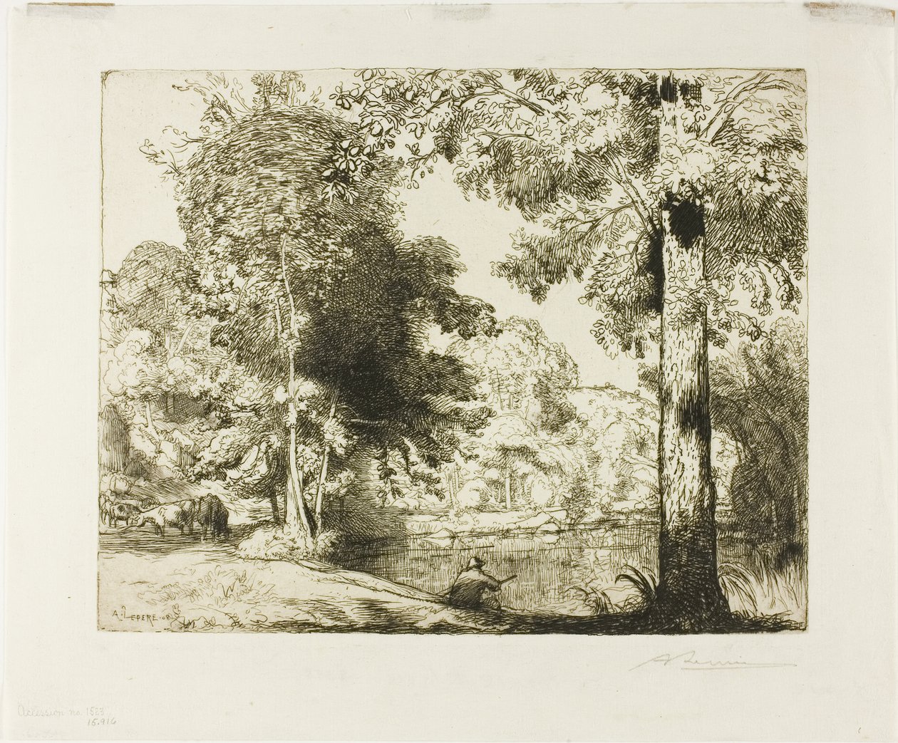 The Edges of Life by Louis Auguste Lepère