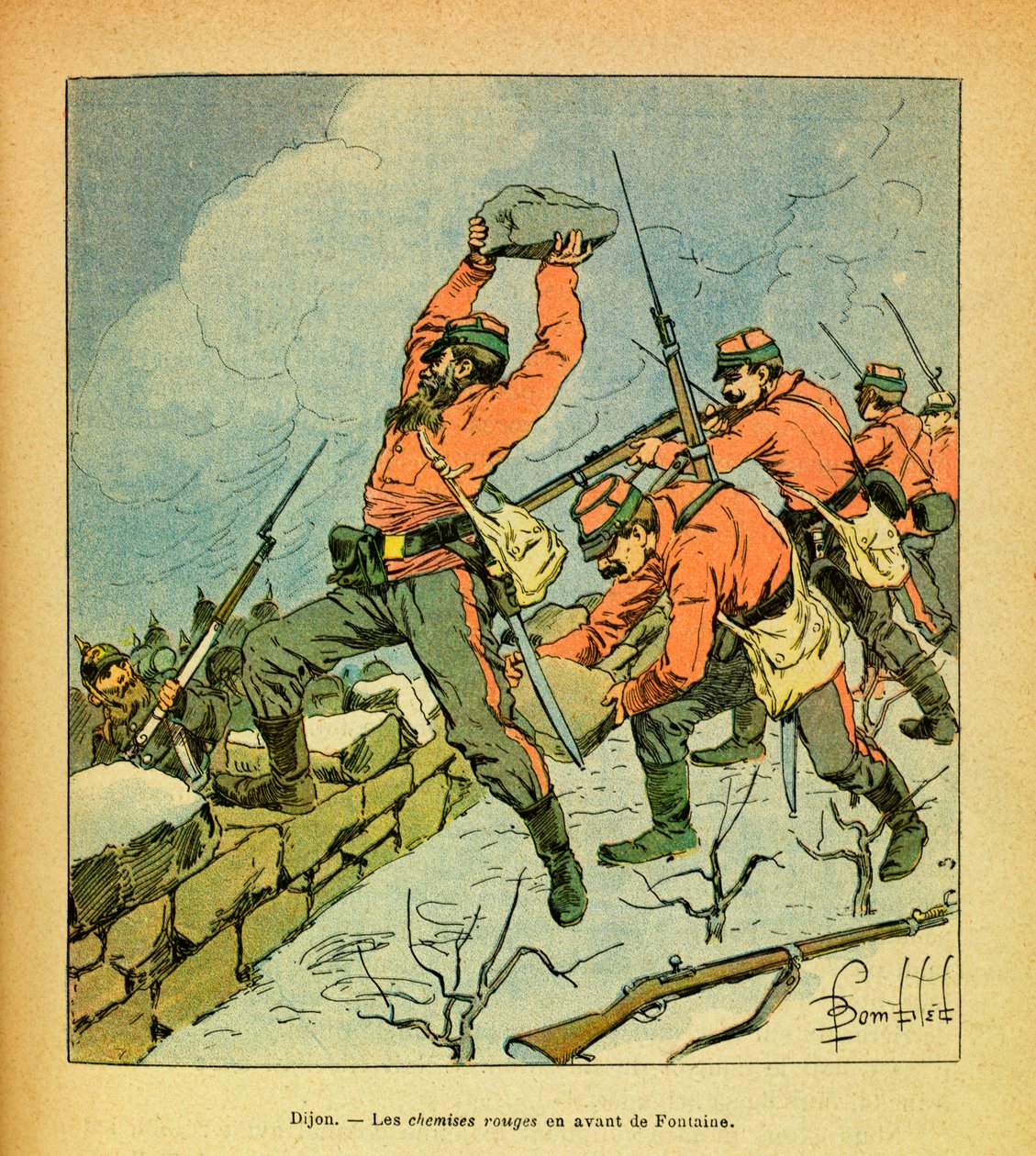 The Eastern Army of Eugene Sergeant, Illustrated by Louis Bombled: The Red Shirts of Garibaldi by Louis Charles Bombled