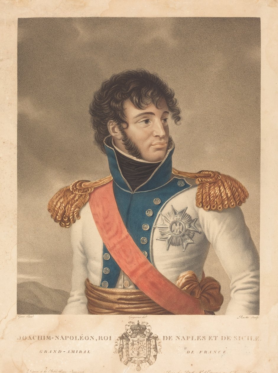 Joachim Murat by Louis Charles Ruotte after Albert Jakob Frans Gregorius after Antoine Jean Gros