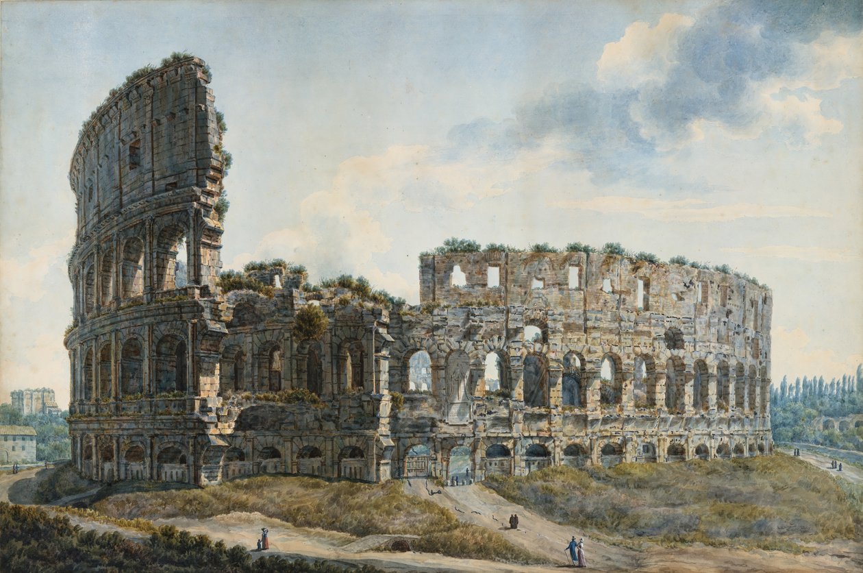 The Colosseum, Rome by Louis Ducros: Buy fine art prints