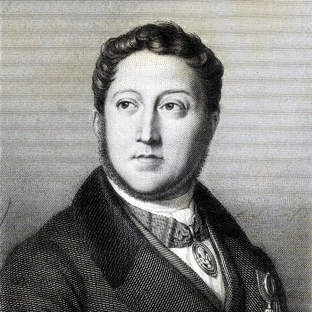 Portrait of the Composer Gioachino Antonio Rossini by Louis Dupré