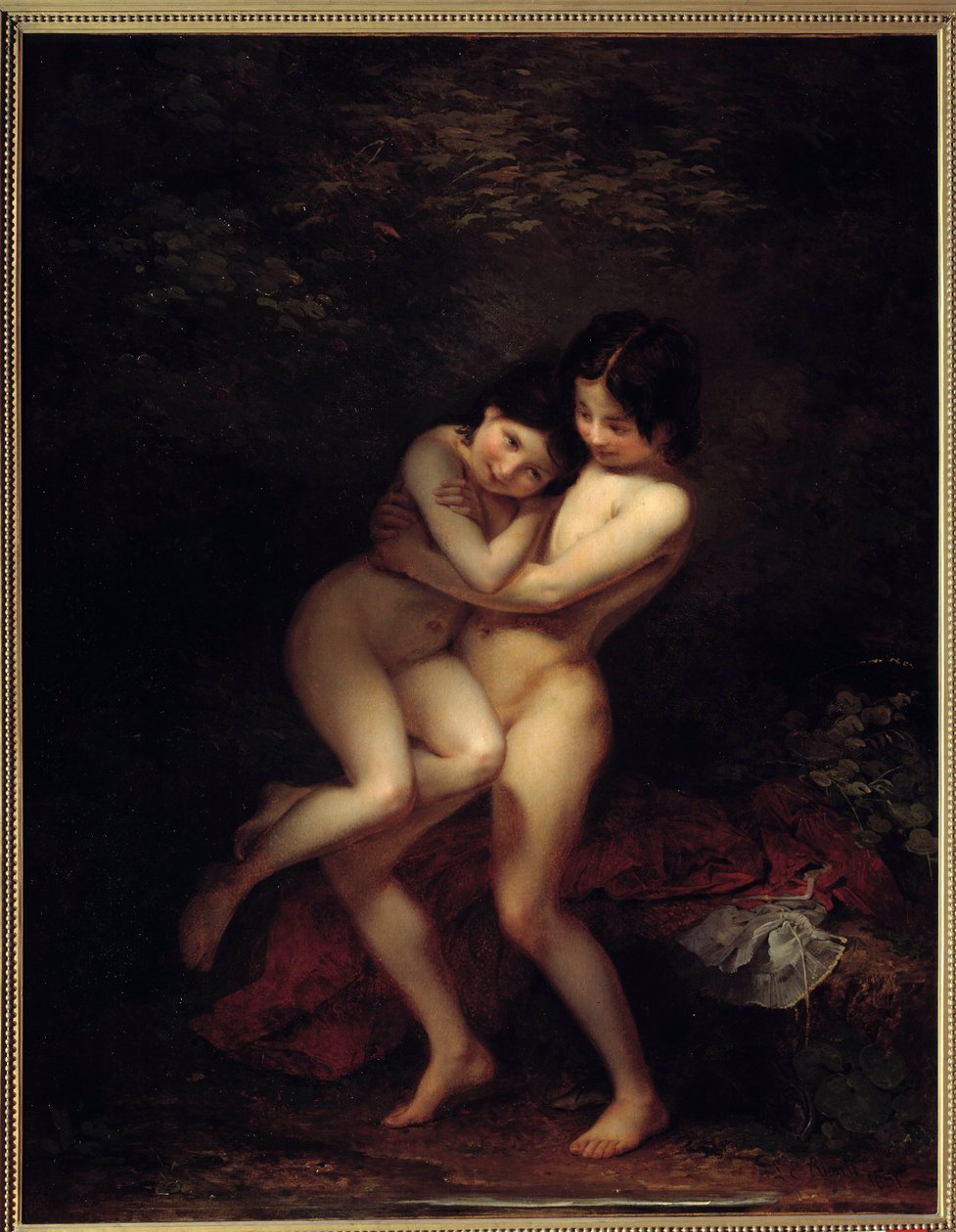 The Bathers by Louis Edouard Rioult