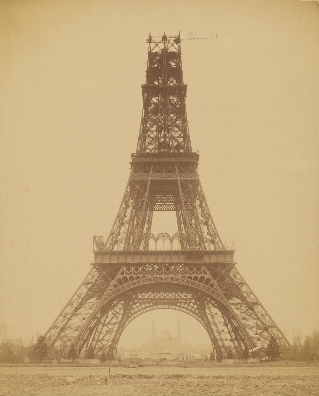 Construction of the Eiffel Tower by Louis Emile Durandelle