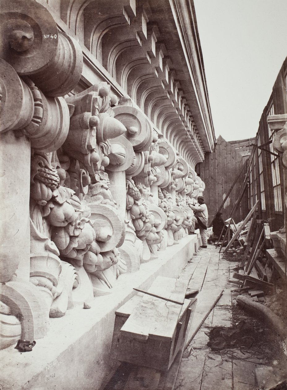 Stage Frieze and Cornice by Louis Emile Durandelle