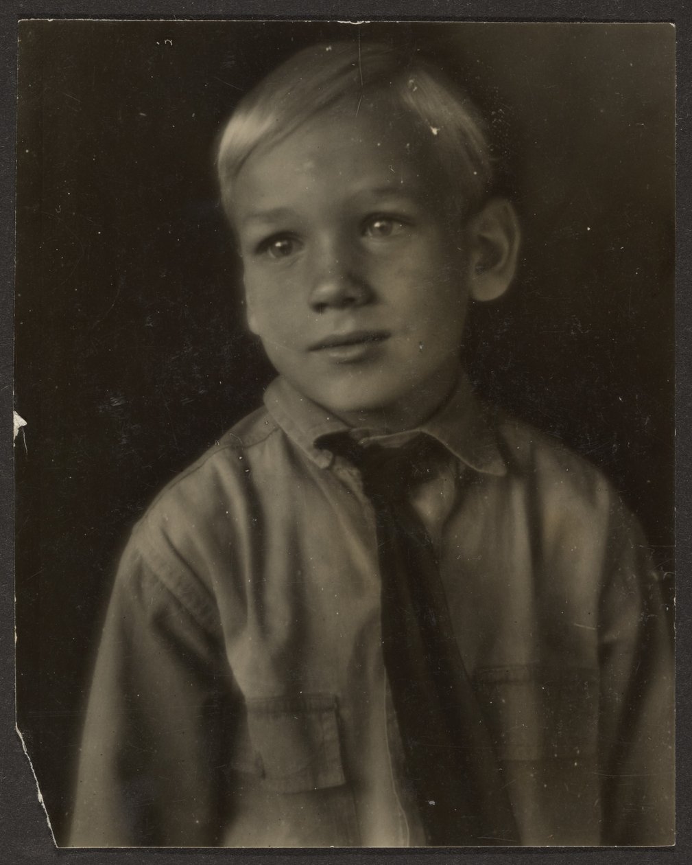 Boy in Shirt and Tie by Louis Fleckenstein