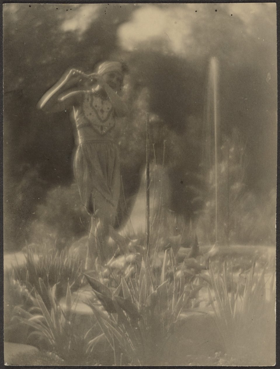 Dancer in Garden by Louis Fleckenstein