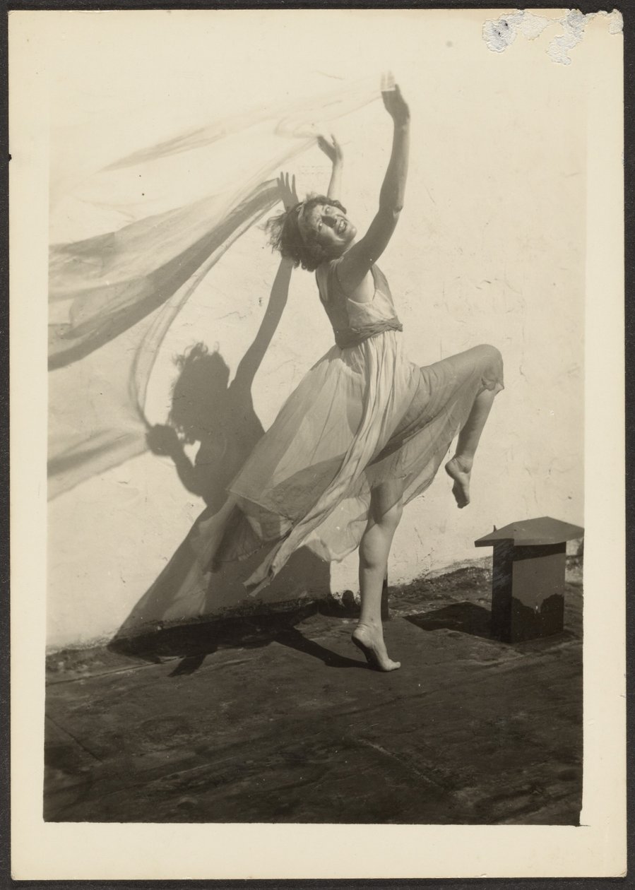 Florence Dancing on Rooftop by Louis Fleckenstein