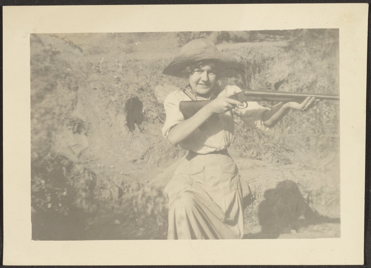 Florence with Gun by Louis Fleckenstein