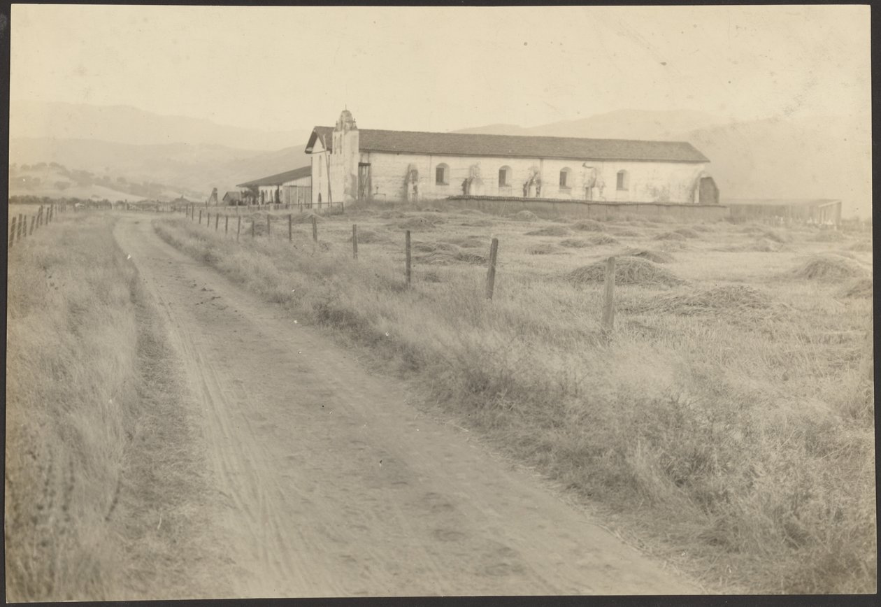 Landscape with Mission by Louis Fleckenstein