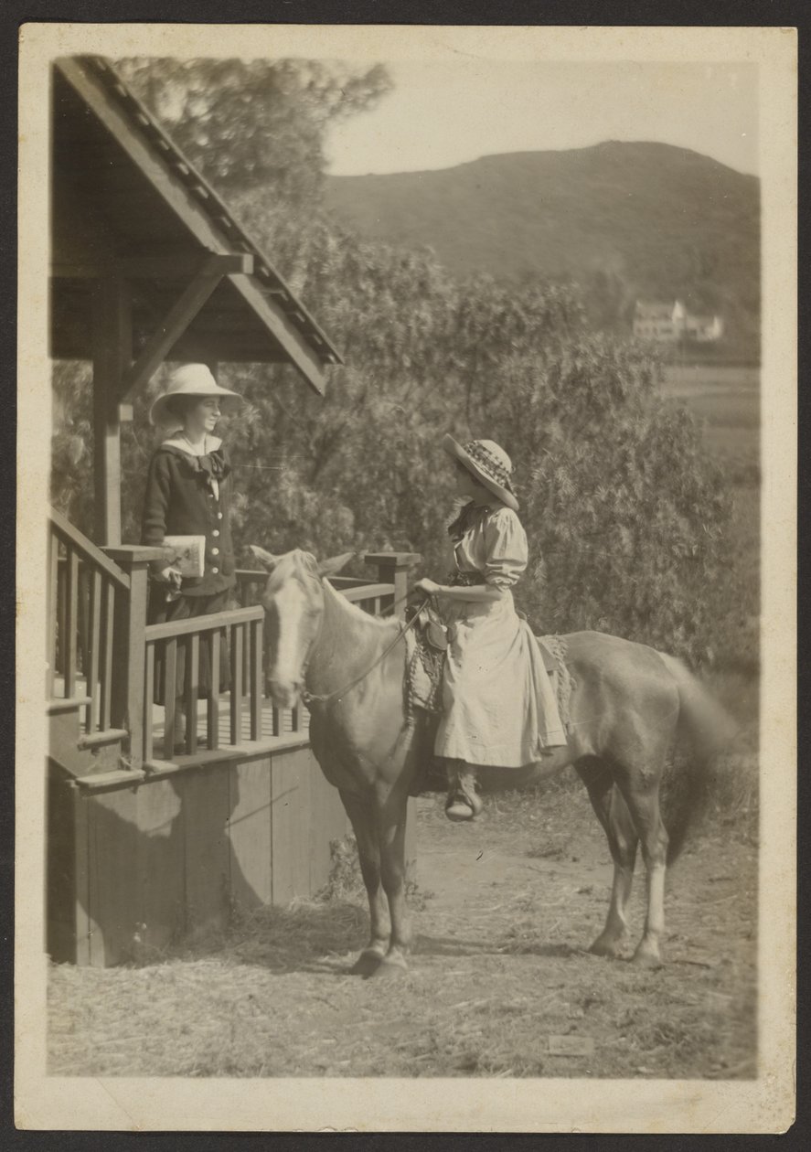 Miss Fleckenstein in the High Sierras by Louis Fleckenstein