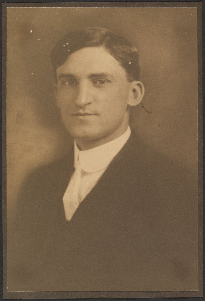Portrait of a Man with Watch Chain by Louis Fleckenstein