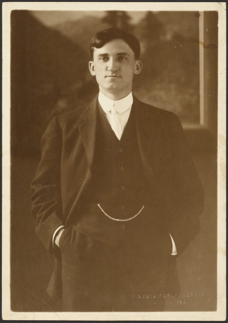 Portrait of a Man with Watch Chain by Louis Fleckenstein