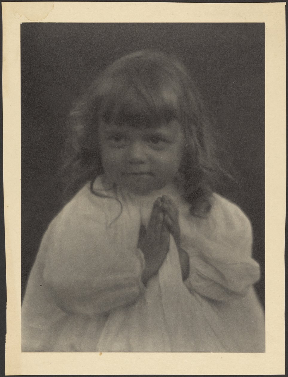 Portrait of a Praying Child by Louis Fleckenstein