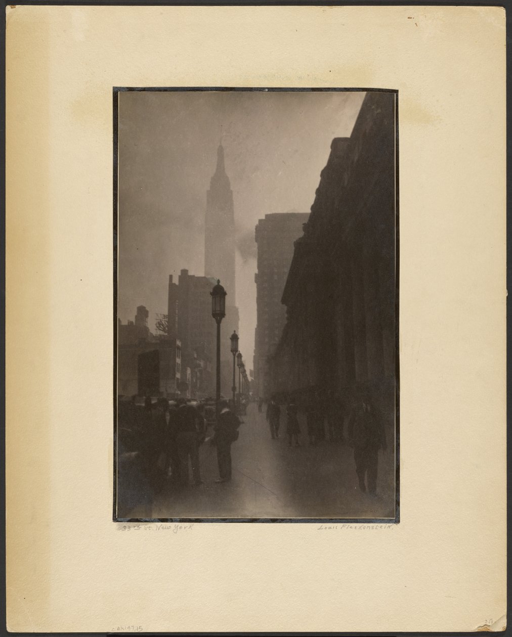 Thirty-Third Street, New York by Louis Fleckenstein