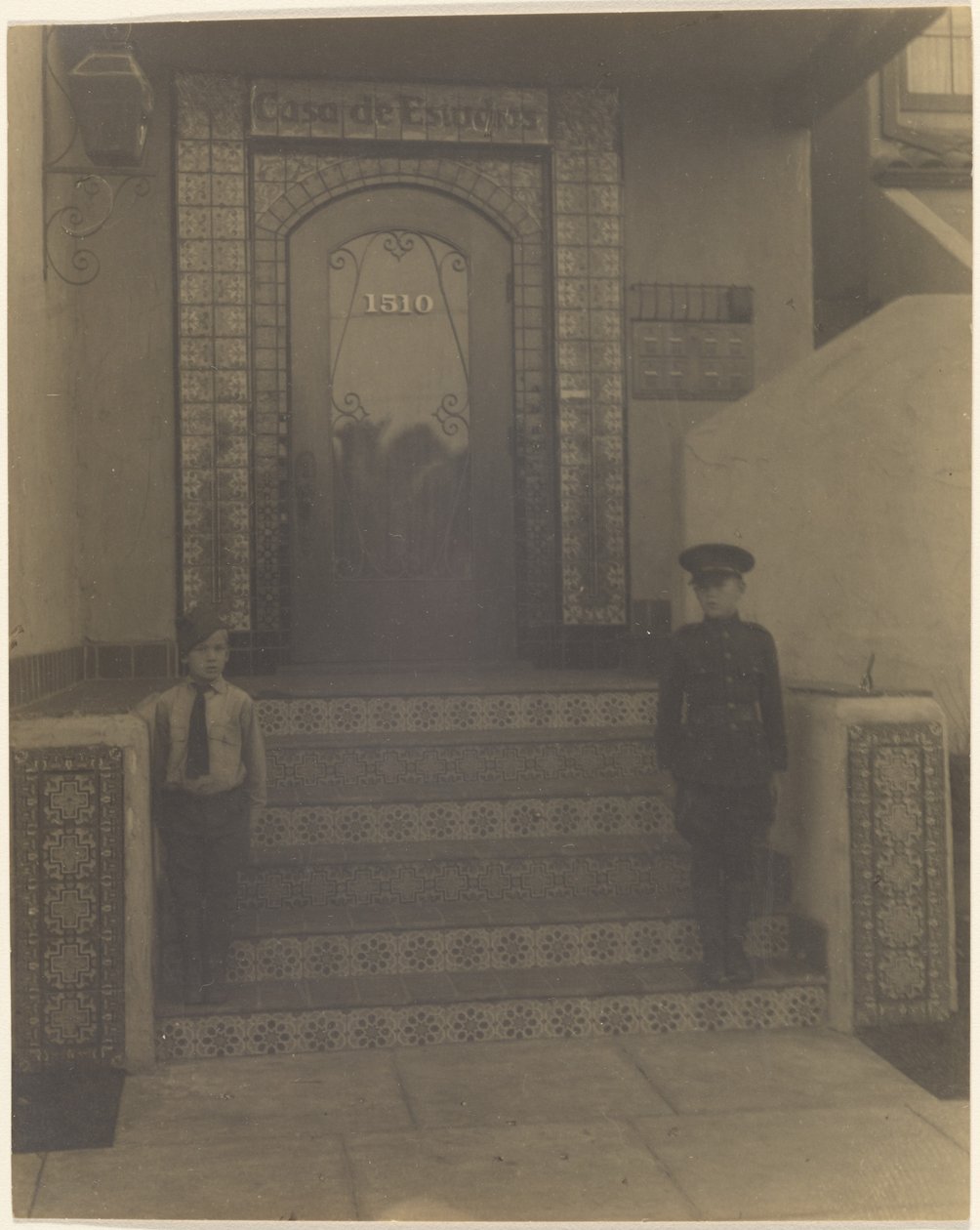 Two Boys in front of Fleckenstein