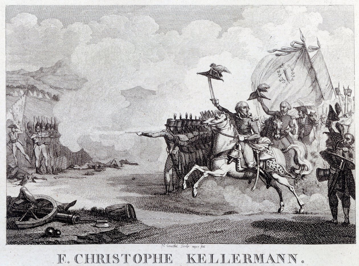 The General and Marshal Francois Christophe Kellermann During the Battle of Valmy on 20 September 1792 by Louis Francois Couche