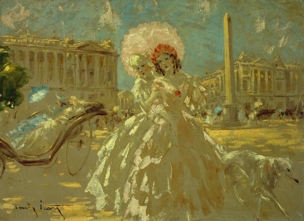 Place de la Concorde by Louis Icart