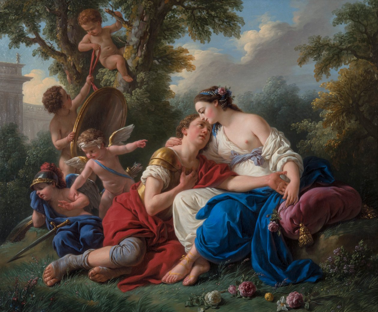 Rinaldo and Armida by Louis Jean François Lagrenée