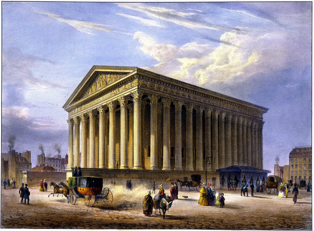 Church of the Madeleine - by Arnout by Louis Jules Arnout