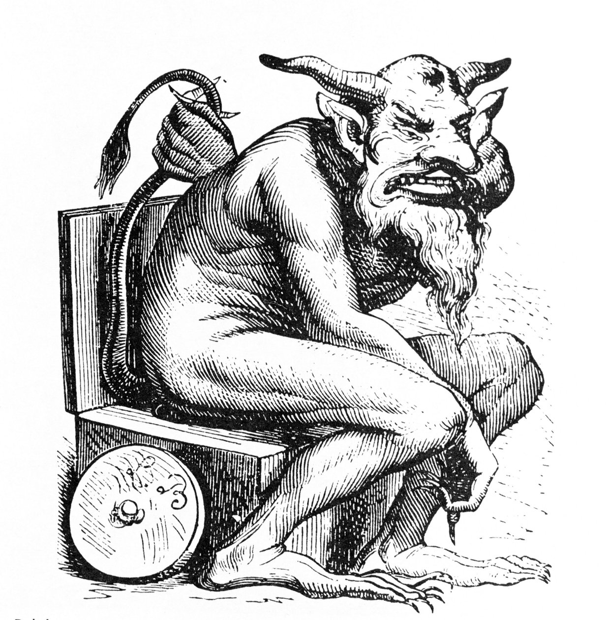 Representation of Devil Belphagor from Collin de Plancy's Infernal ...