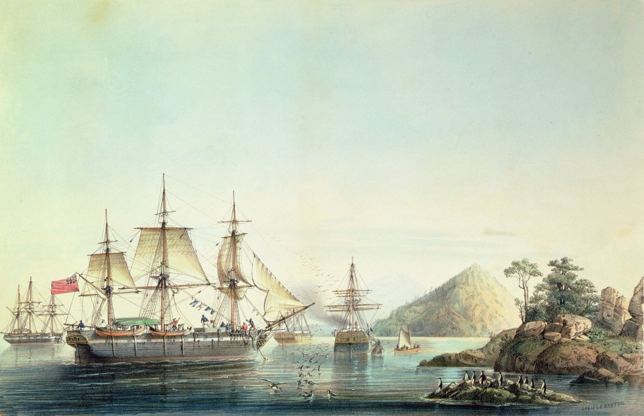 Eskimo Canoe by Louis Lebreton