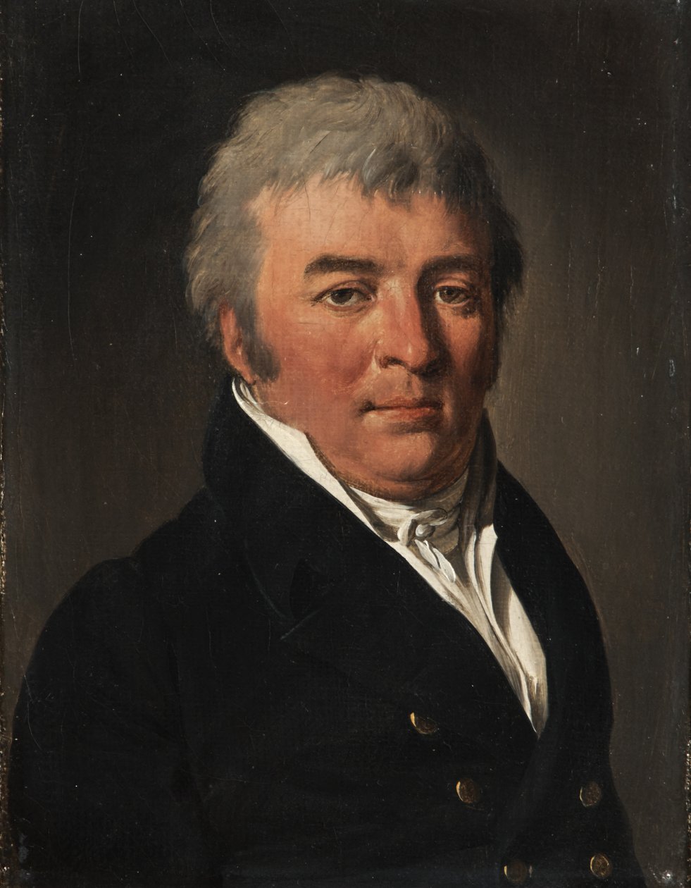 Portrait of a Man with a Buttoned Jacket by Louis Leopold Boilly