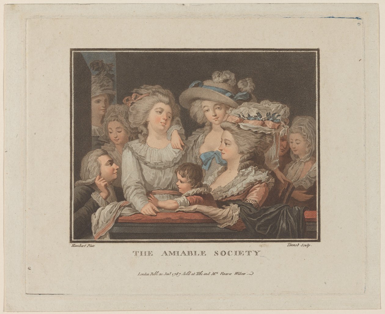 The Amiable Society by Louis Marin Bonnet