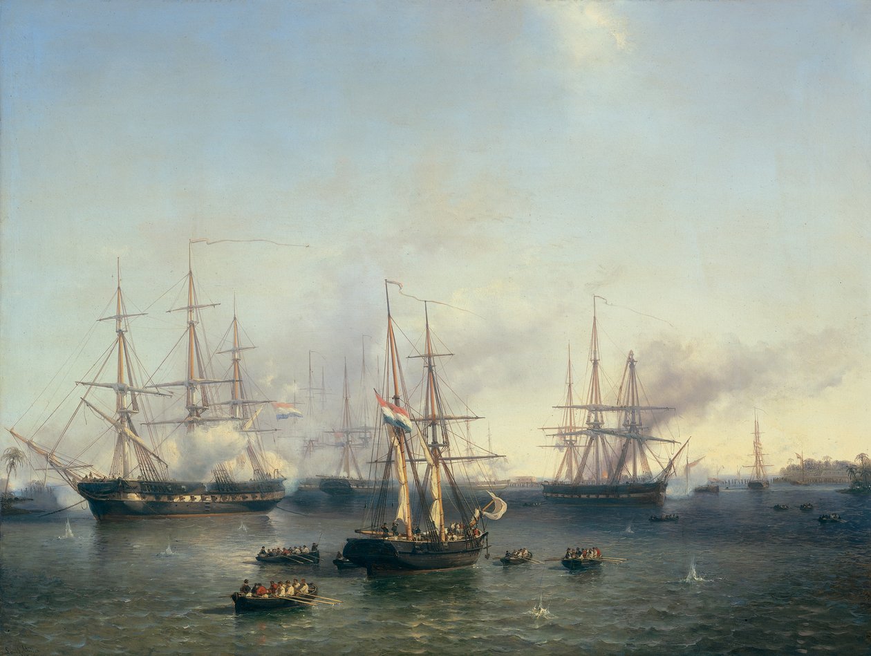 The Conquest of Palembang (Sumatra) by Louis Meijer