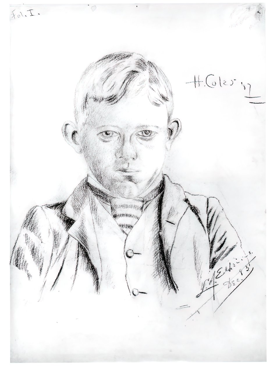 Portrait of Howard L. Coles, December, 1883 by Louis Michel Eilshemius