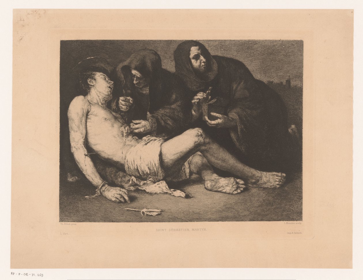 Saint Sebastian Martyr by Louis Monzies