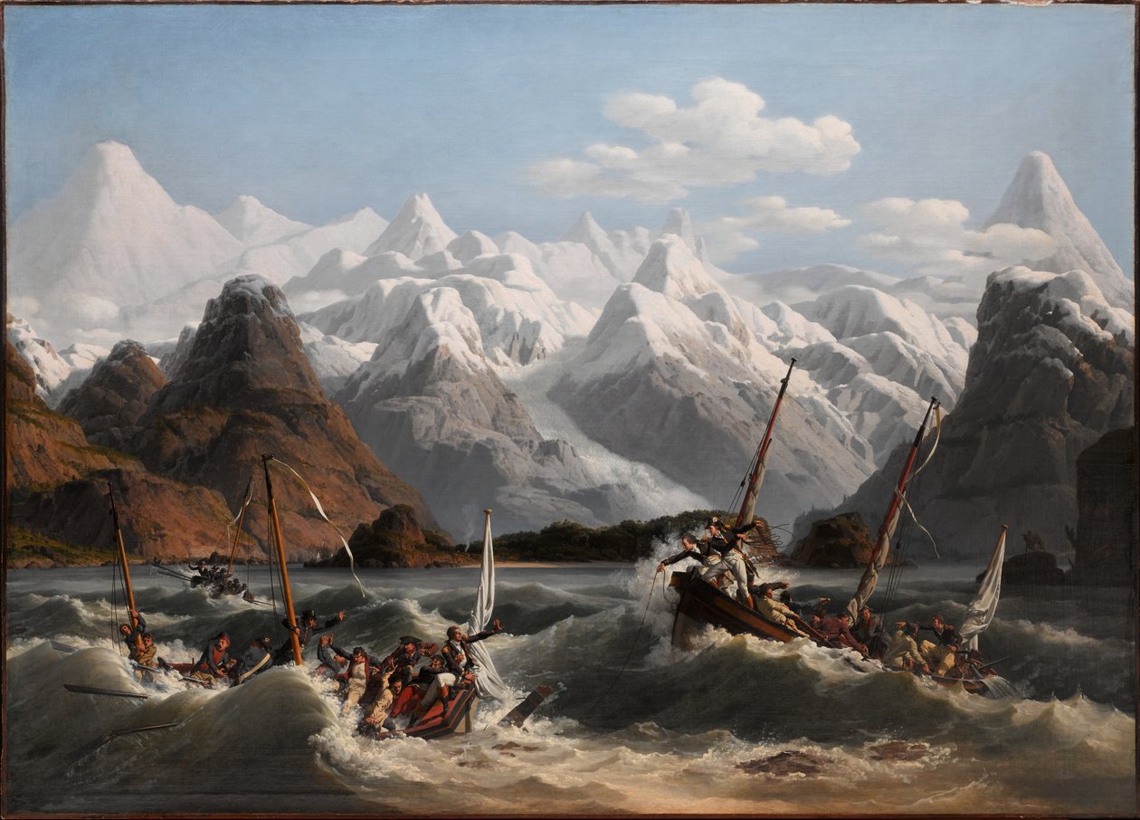 Shipwreck Off the Coast of Alaska by Louis Philippe Crepin