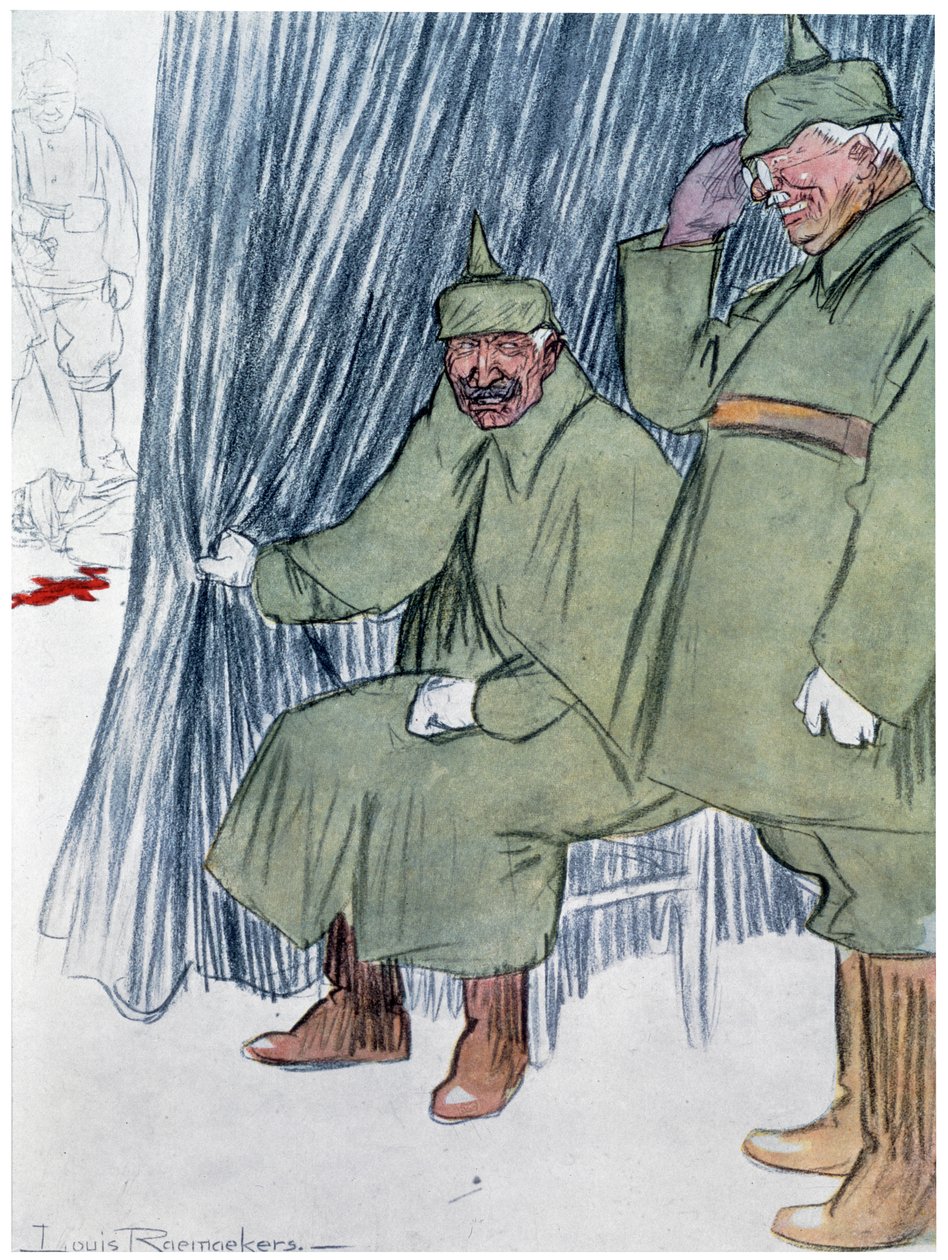 Miss Cavell, 1915: The Execution of Edith Cavell by Louis Raemaekers