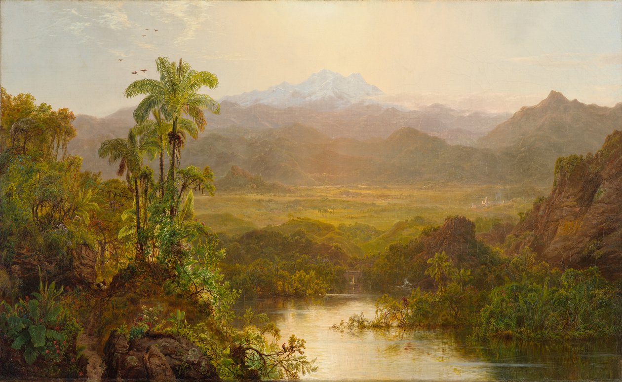 Landscape in Ecuador by Louis Rémy Mignot