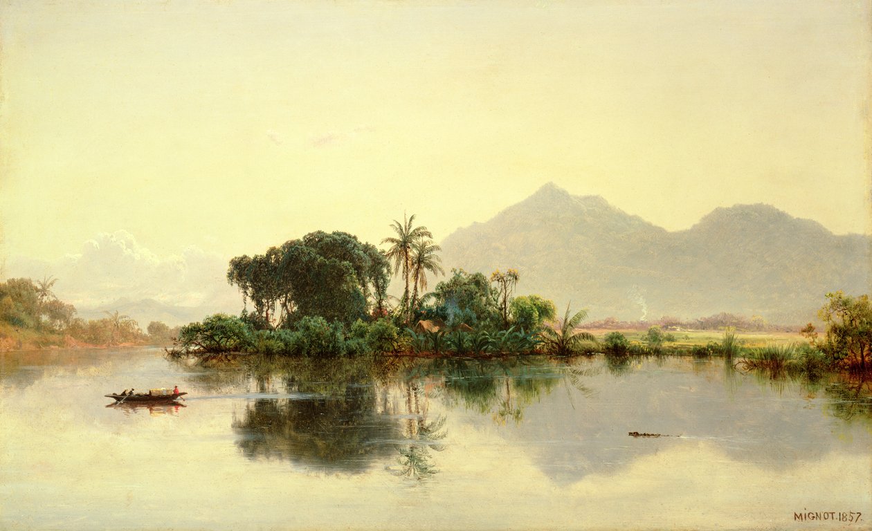 On the Orinoco, Venezuela by Louis Rémy Mignot