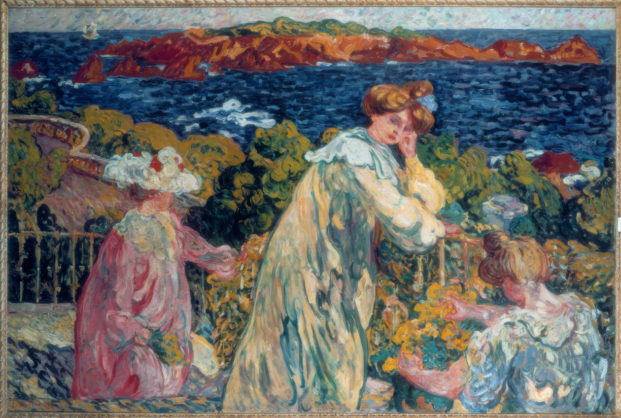 Women on the Balcony by Louis Valtat