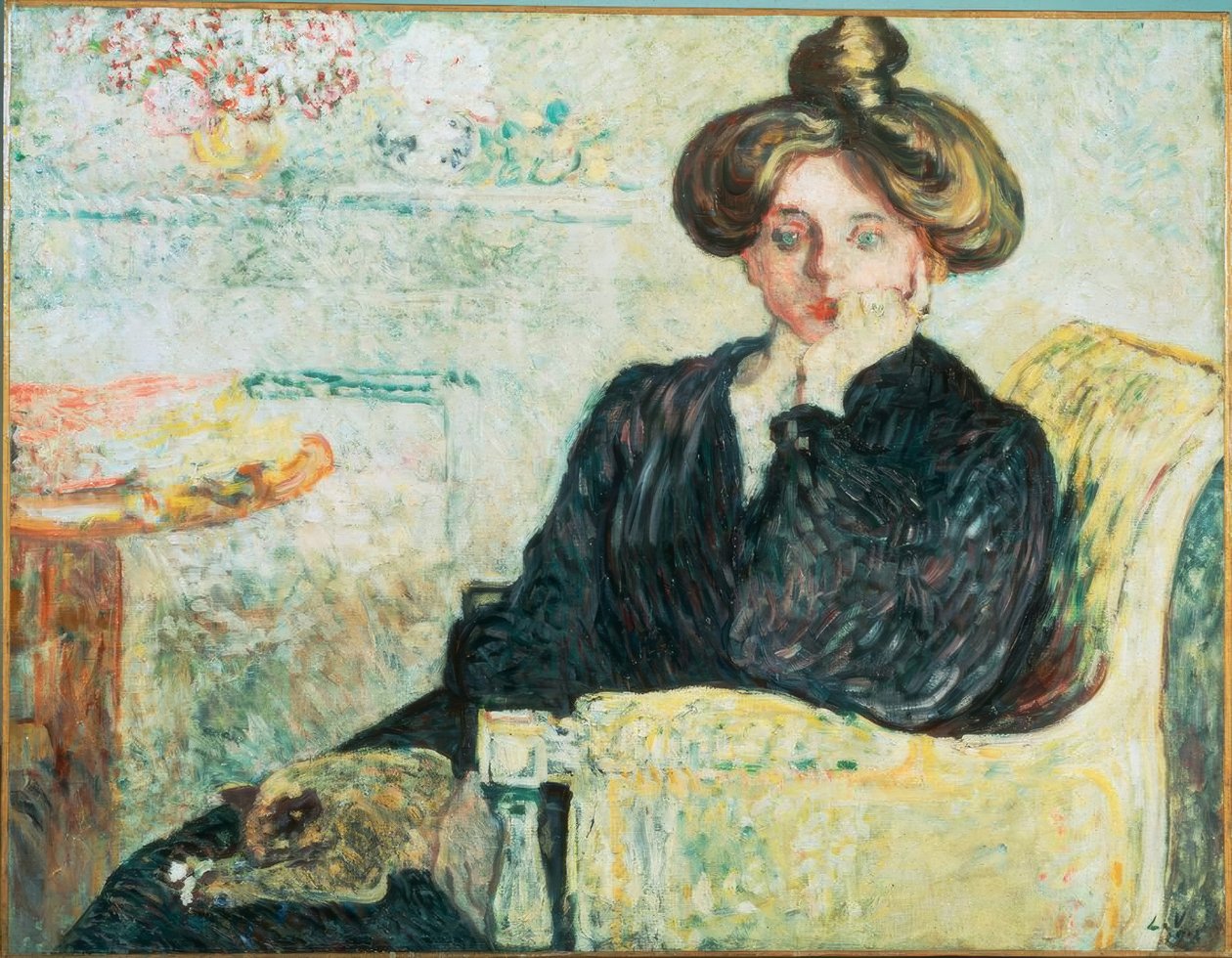 Young Pensive Woman by Louis Valtat
