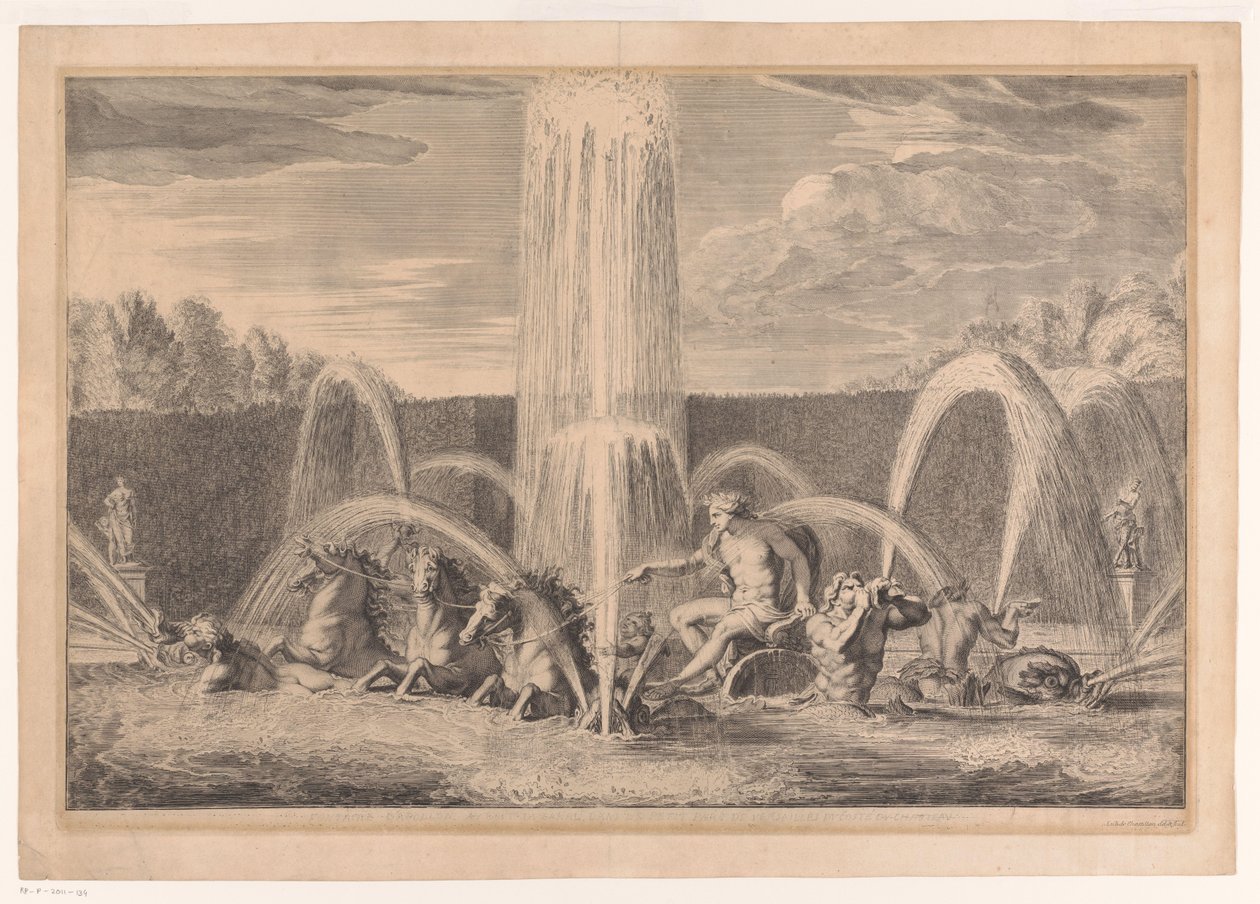 Apollo Pond in the Garden of Versailles by Louis de Châtillon