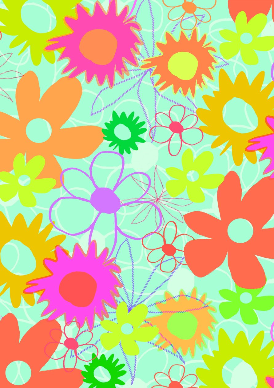 Mixed Flowers by Louisa Hereford