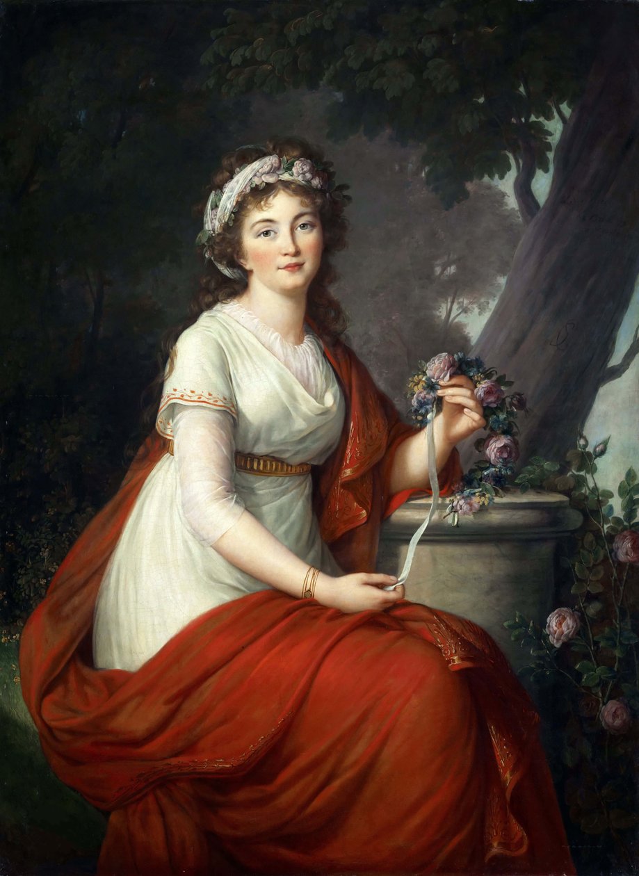 Portrait of Countess Tatyana Vasilyevna Yusupova by Elisabeth Louise Vigee-Lebrun