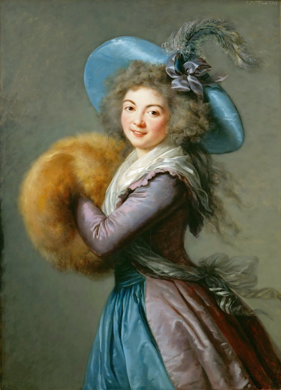 Portrait of Madame Molé-Raymond by Elisabeth Louise Vigee Lebrun